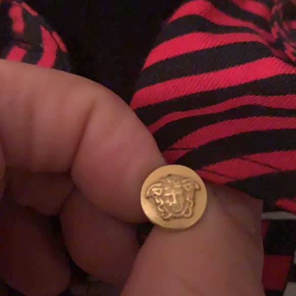 - Versace Vintage black and red Button shirt - - Picture 3 of 12